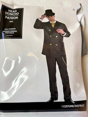 California Costumes Head Honcho Patron #927 Pinstripe 3-Piece Costume